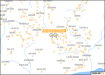 map of Ossohuna