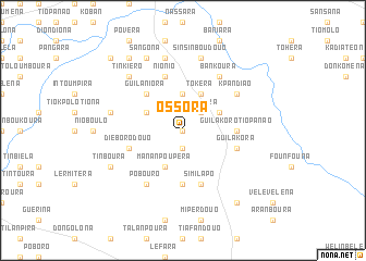 map of Ossora