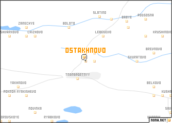 map of Ostakhnovo