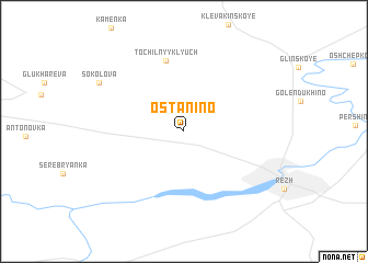 map of Ostanino