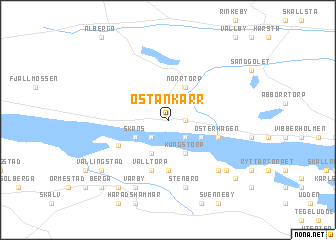 map of Östankärr