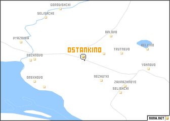 map of Ostankino