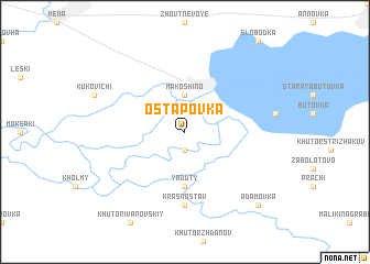 map of Ostapovka