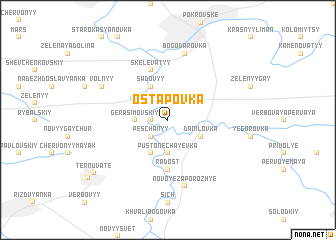 map of Ostapovka