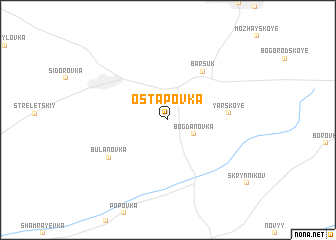 map of Ostapovka