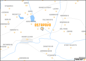 map of Ostapovo