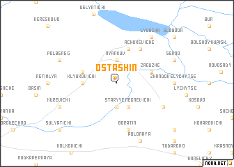 map of Ostashin