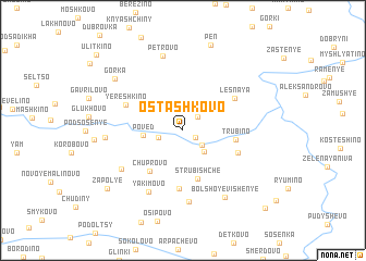 map of Ostashkovo