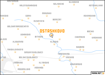 map of Ostashkovo