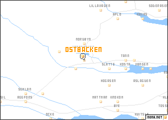 map of Östbacken