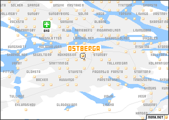 map of Östberga