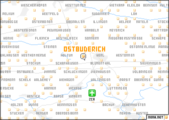 map of Ostbüderich