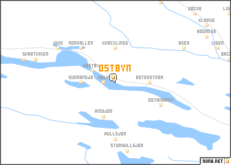 map of Östbyn