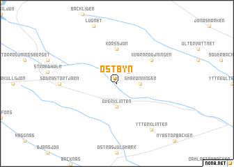 map of Östbyn