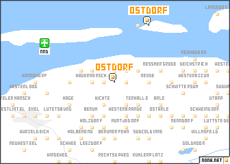 map of Ostdorf