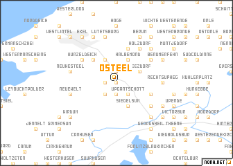 map of Osteel