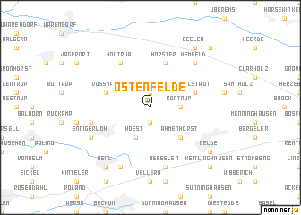 map of Ostenfelde