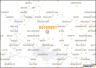 map of Ostenort