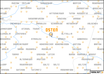 map of Osten