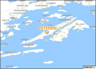 map of Österäng