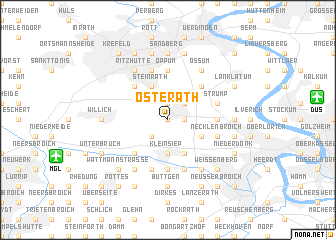 map of Osterath