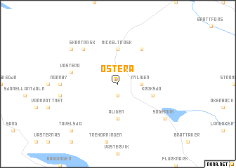 map of Österå