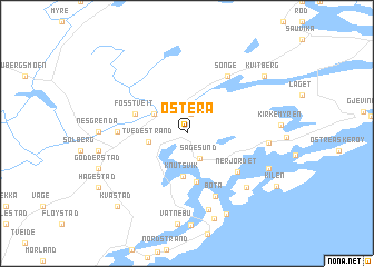 map of Østerå