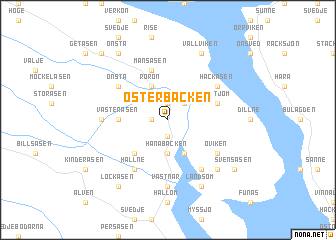 map of Österbacken