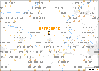 map of Osterbeck