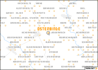 map of Osterbinde
