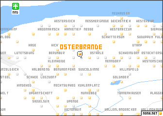 map of Osterbrande