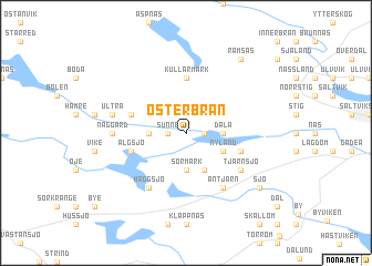 map of Österbrån