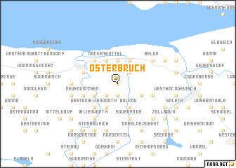 map of Osterbruch