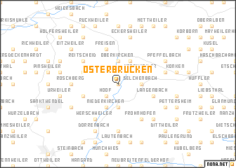 map of Osterbrücken