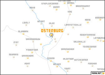 map of Osterburg