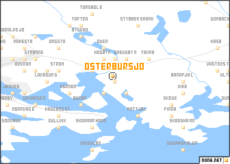 map of Österbursjö