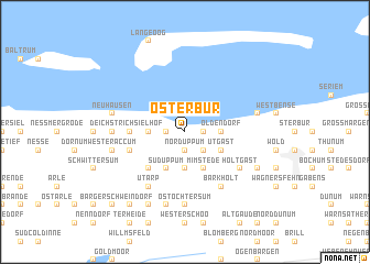 map of Osterbur
