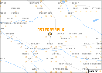 map of Österbybruk