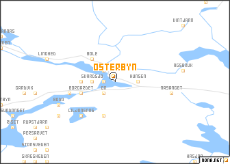 map of Österbyn