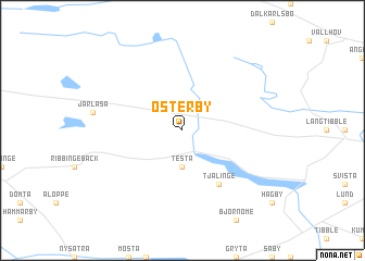 map of Österby