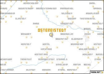 map of Ostereistedt