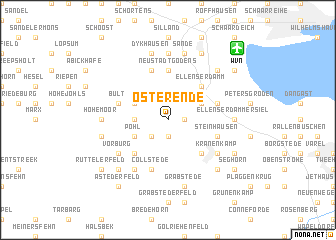 map of Osterende