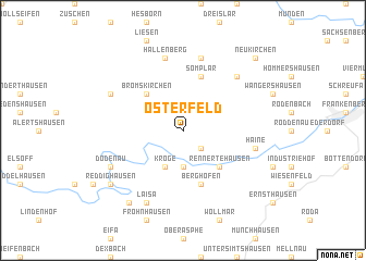 map of Osterfeld