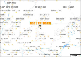 map of Osterfingen