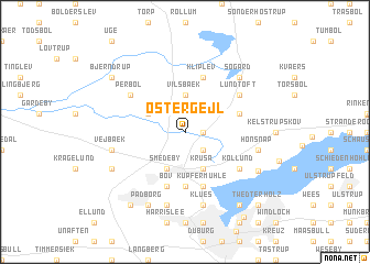 map of Øster Gejl