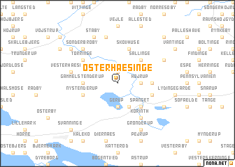 map of Øster Hæsinge