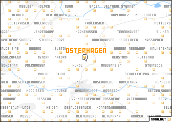 map of Osterhagen