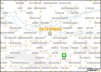 map of Osterhaide