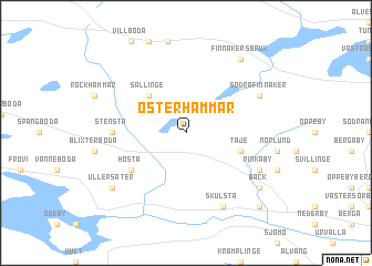 map of Österhammar