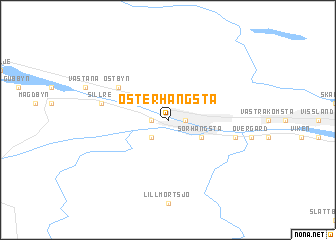map of Österhångsta